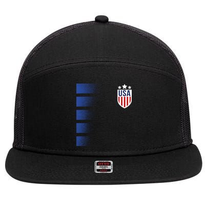 Cool USA Soccer 7 Panel Mesh Trucker Snapback Hat