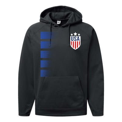 Cool USA Soccer Performance Fleece Hoodie