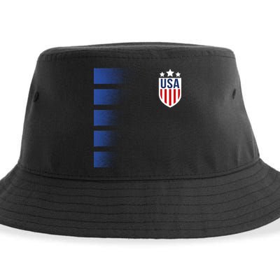 Cool USA Soccer Sustainable Bucket Hat