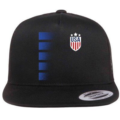 Cool USA Soccer Flat Bill Trucker Hat