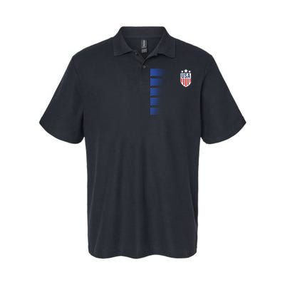 Cool USA Soccer Softstyle Adult Sport Polo