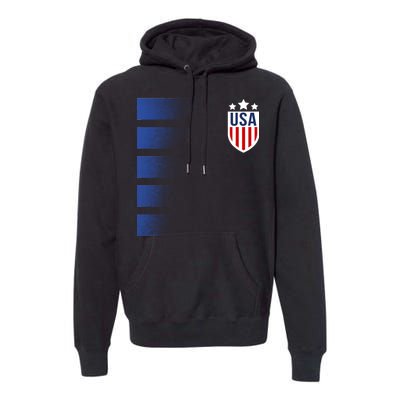 Cool USA Soccer Premium Hoodie