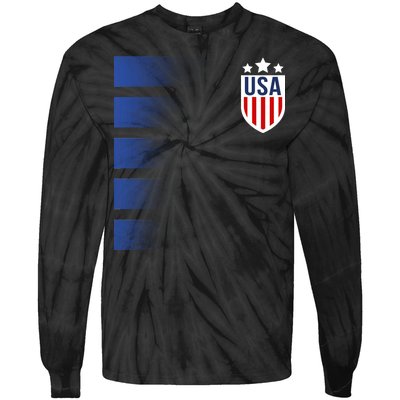 Cool USA Soccer Tie-Dye Long Sleeve Shirt