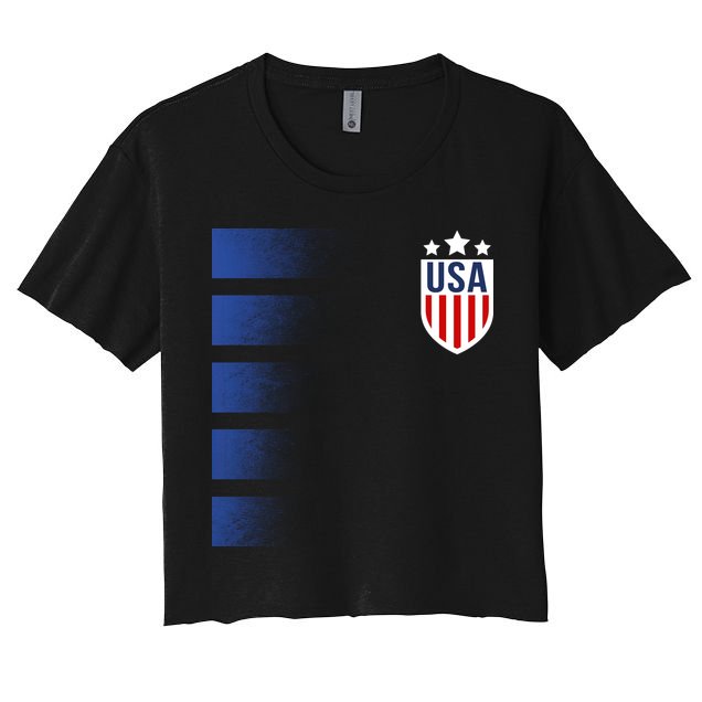 Cool USA Soccer Crop Top