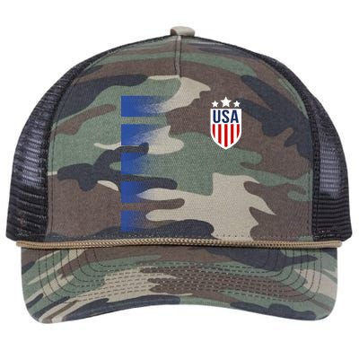 Cool USA Soccer Retro Rope Trucker Hat Cap