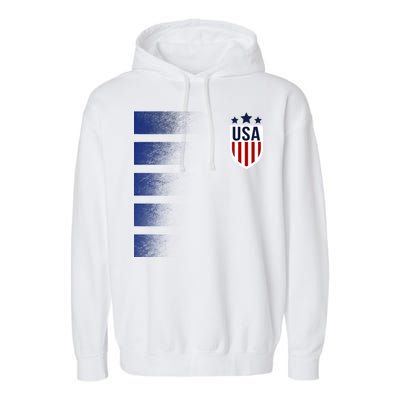 Cool USA Soccer Garment-Dyed Fleece Hoodie