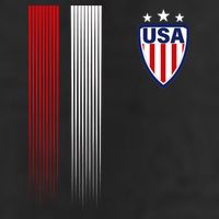 Cool USA Soccer Jersey Stripes Adult Drive Performance Visor
