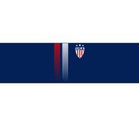 Cool USA Soccer Jersey Stripes Bumper Sticker