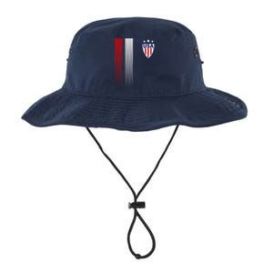 Cool USA Soccer Jersey Stripes Legacy Cool Fit Booney Bucket Hat