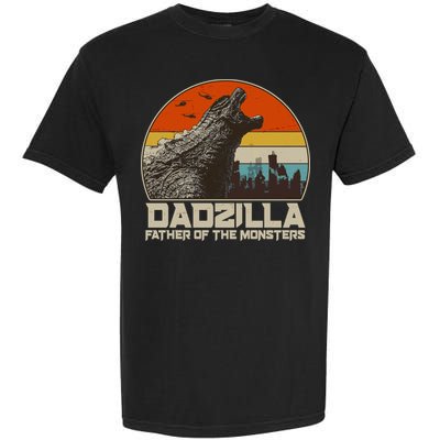 Cool Vintage Dadzilla Father Of Monsters Garment-Dyed Heavyweight T-Shirt