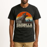 Cool Vintage Dadzilla Father Of Monsters Tall T-Shirt
