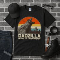 Cool Vintage Dadzilla Father Of Monsters Tall T-Shirt