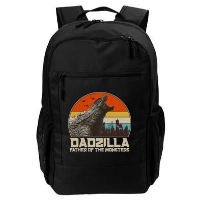 Cool Vintage Dadzilla Father Of Monsters Backpack