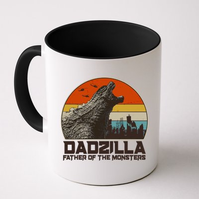 Cool Vintage Dadzilla Father Of Monsters Mug