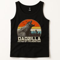 Cool Vintage Dadzilla Father Of Monsters Tank Top