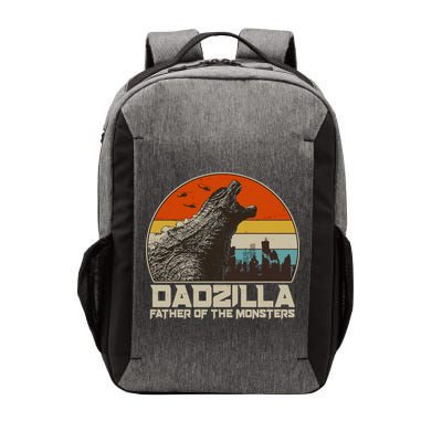 Cool Vintage Dadzilla Father Of Monsters Vector Backpack