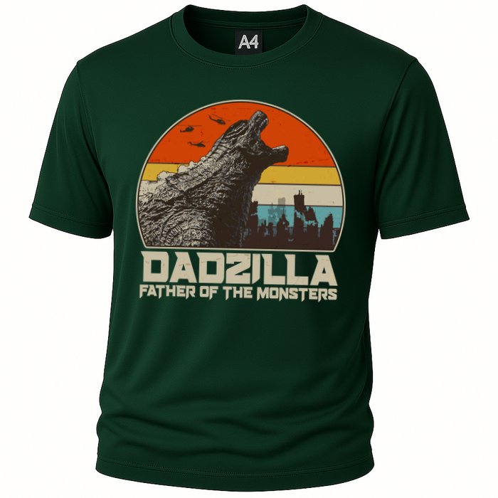 Cool Vintage Dadzilla Father Of Monsters Performance Shirt