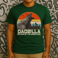 Cool Vintage Dadzilla Father Of Monsters T-Shirt