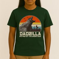 Cool Vintage Dadzilla Father Of Monsters T-Shirt