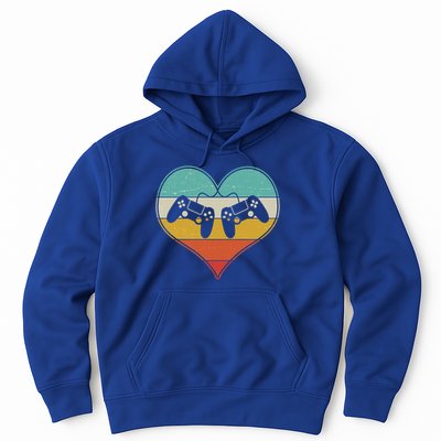 Cool Vintage Valentine Video Gamer Fan Hoodie