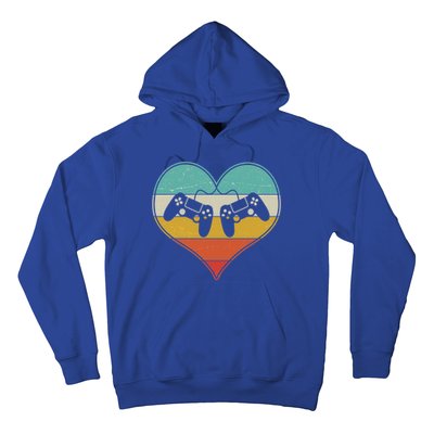 Cool Vintage Valentine Video Gamer Fan Hoodie