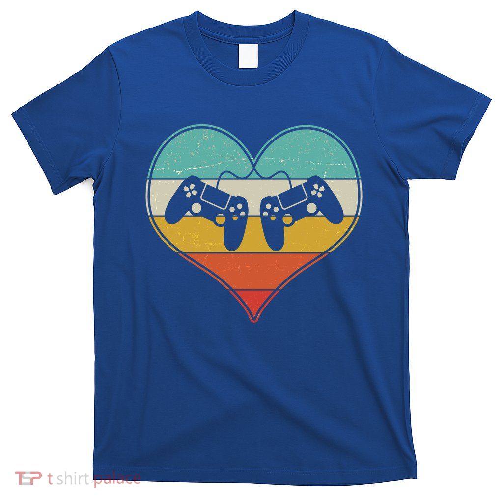 Cool Vintage Valentine Video Gamer Fan T-Shirt