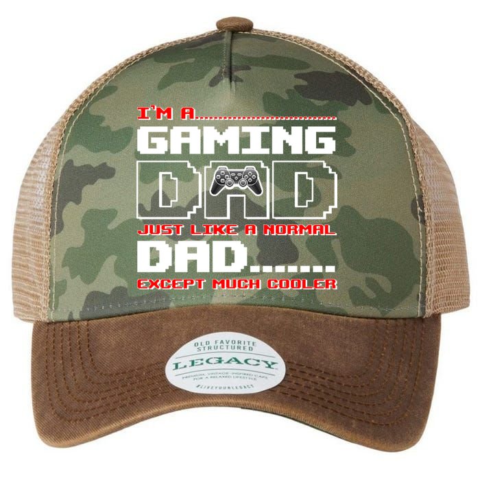 Cooler Gaming Dad Legacy Tie Dye Trucker Hat