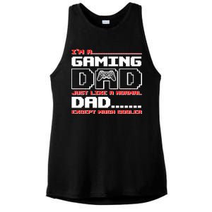 Cooler Gaming Dad Ladies PosiCharge Tri-Blend Wicking Tank