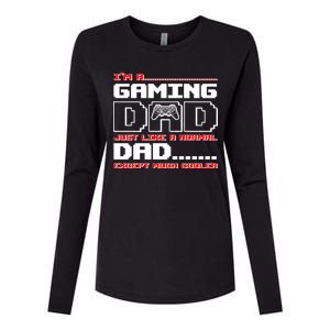 Cooler Gaming Dad Womens Cotton Relaxed Long Sleeve T-Shirt