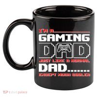 Cooler Gaming Dad 11oz C Handle Ceramic Mug