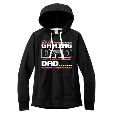 Cooler Gaming Dad Women's Fleece Hoodie