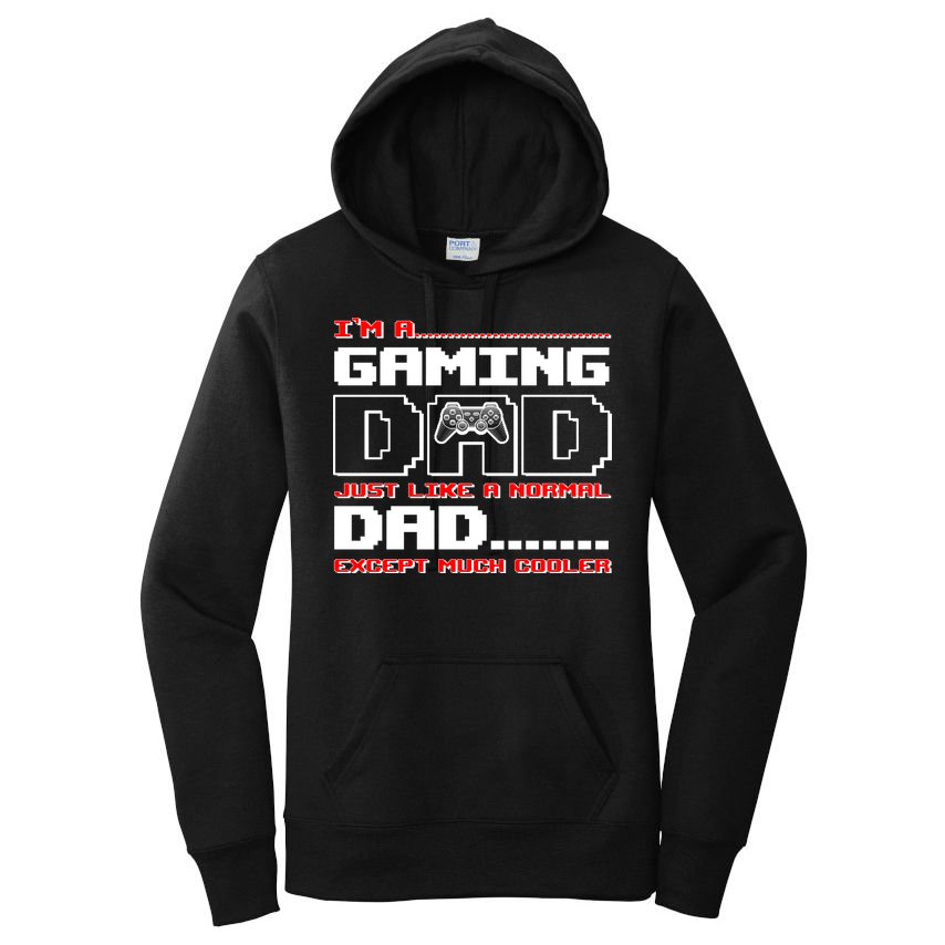 Cooler Gaming Dad Women's Pullover Hoodie