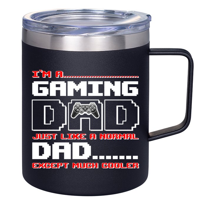 Cooler Gaming Dad 12oz Stainless Steel Coffee Mug