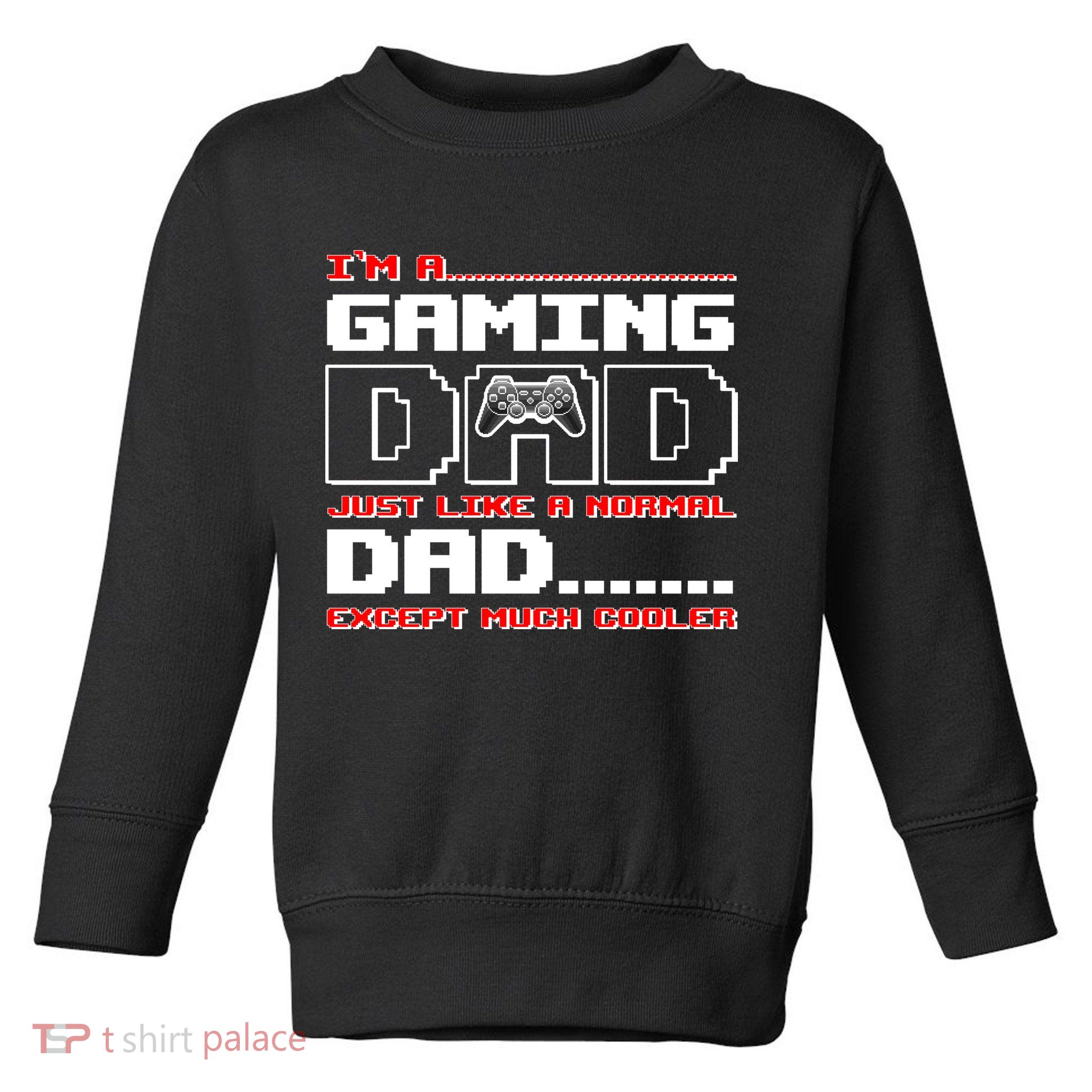 Cooler Gaming Dad Toddler Sweatshirt