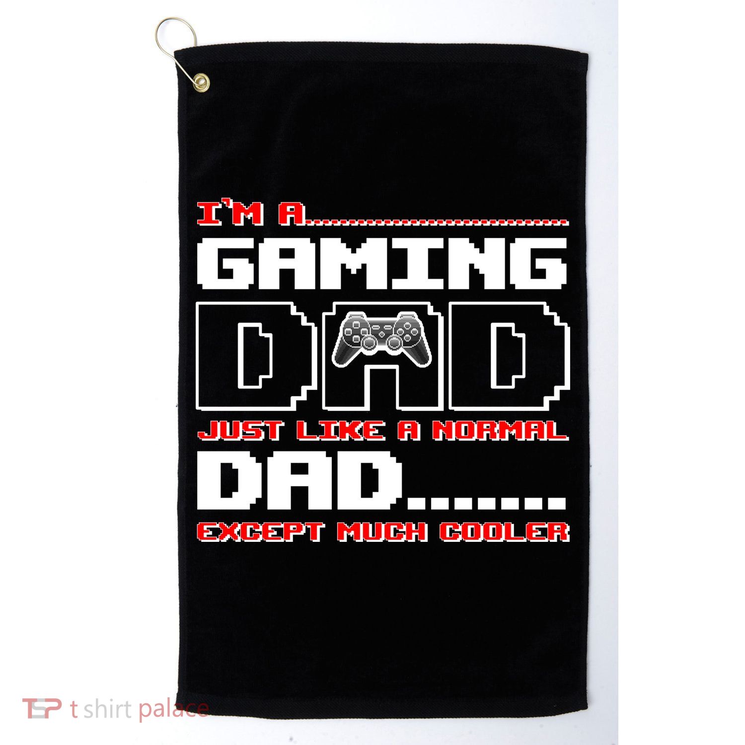 Cooler Gaming Dad Golf Towel