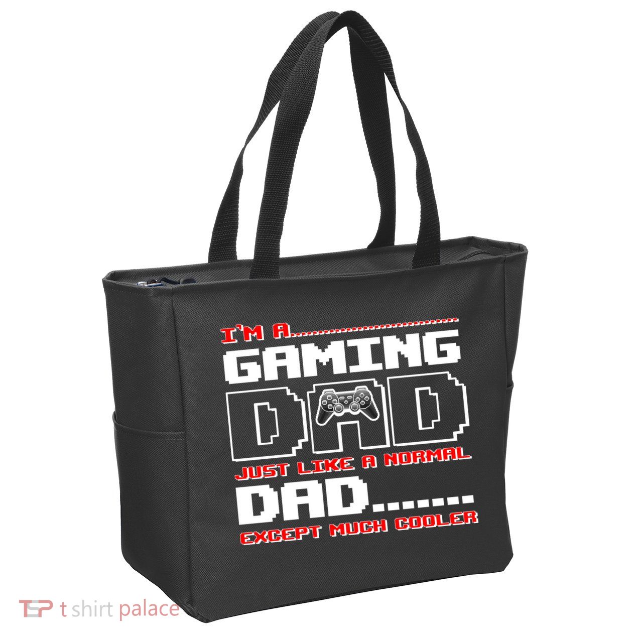 Cooler Gaming Dad Zip Tote Bag