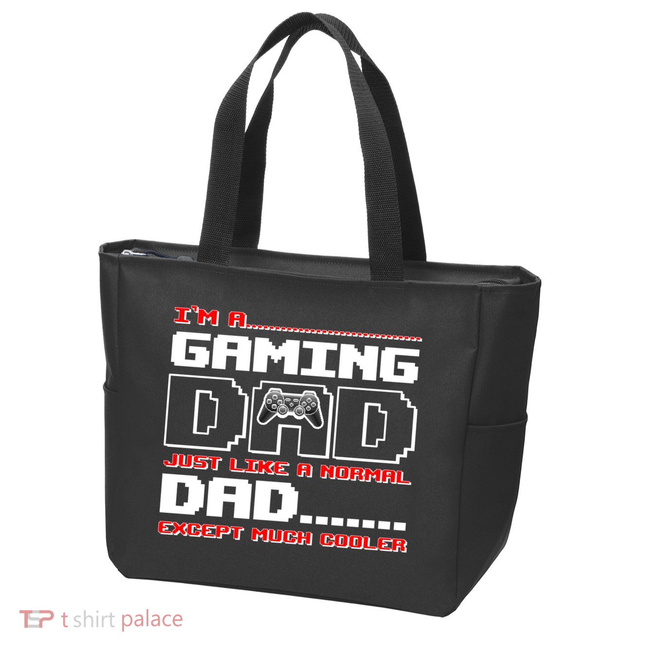 Cooler Gaming Dad Zip Tote Bag