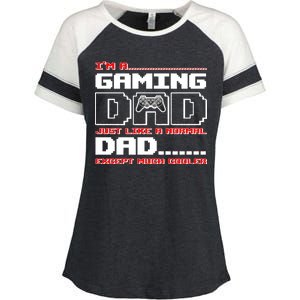 Cooler Gaming Dad Enza Ladies Jersey Colorblock Tee