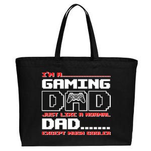 Cooler Gaming Dad Cotton Canvas Jumbo Tote