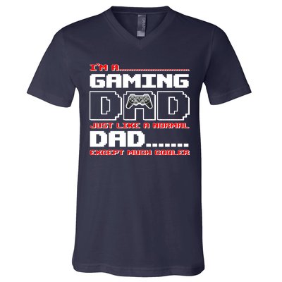 Cooler Gaming Dad V-Neck T-Shirt