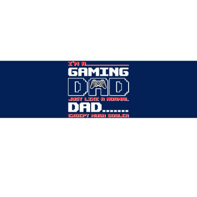 Cooler Gaming Dad Bumper Sticker