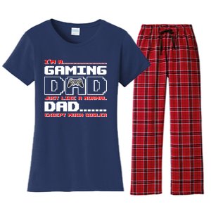 Cooler Gaming Dad Women's Flannel Pajama Set