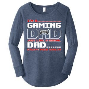 Cooler Gaming Dad Women's Perfect Tri Tunic Long Sleeve Shirt