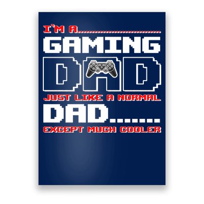 Cooler Gaming Dad Poster