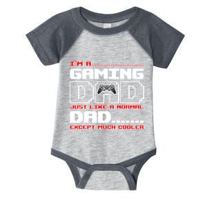 Cooler Gaming Dad Infant Baby Jersey Bodysuit