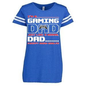 Cooler Gaming Dad Enza Ladies Jersey Football T-Shirt