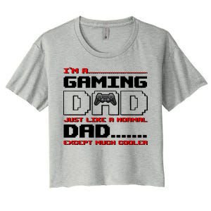 Cooler Gaming Dad Women's Crop Top Tee