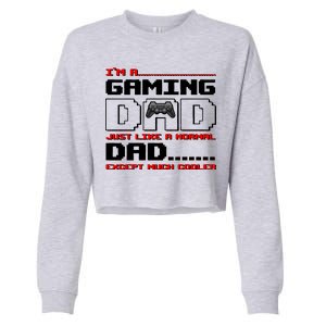 Cooler Gaming Dad Cropped Pullover Crew