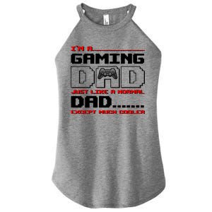 Cooler Gaming Dad Women's Perfect Tri Rocker Tank