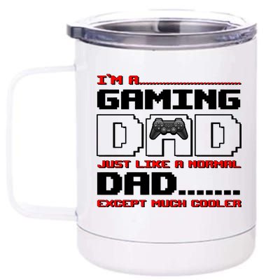 Cooler Gaming Dad 12 oz Stainless Steel Tumbler Cup